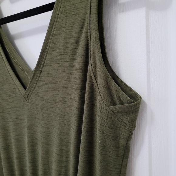 Active Breathe On, Small Tall, green, v-neck jumpsuit, wide leg - Picture 4 of 10